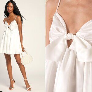 Lulus Bow Babydoll Dress